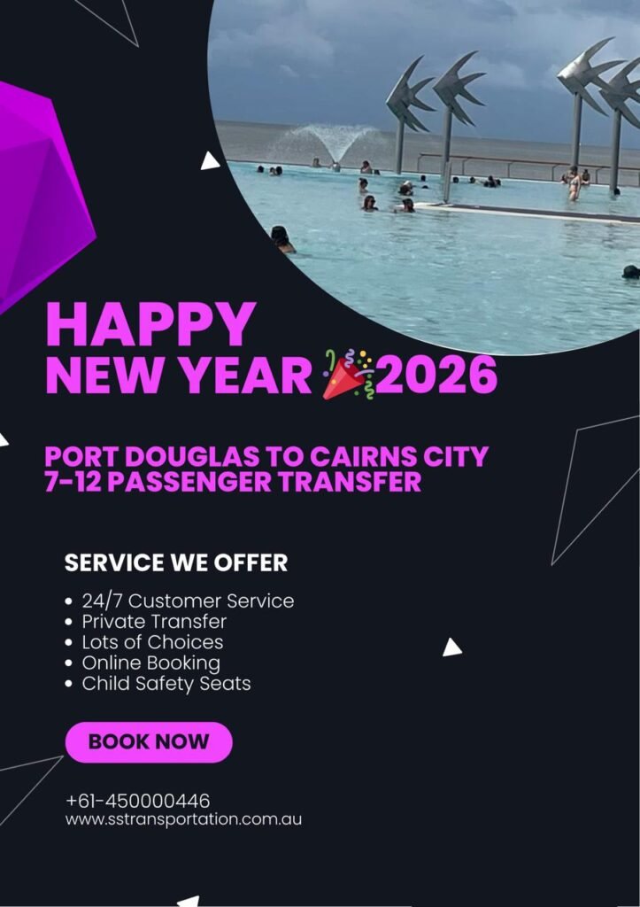port douglas to cairns city 7-12 passenger transfer
